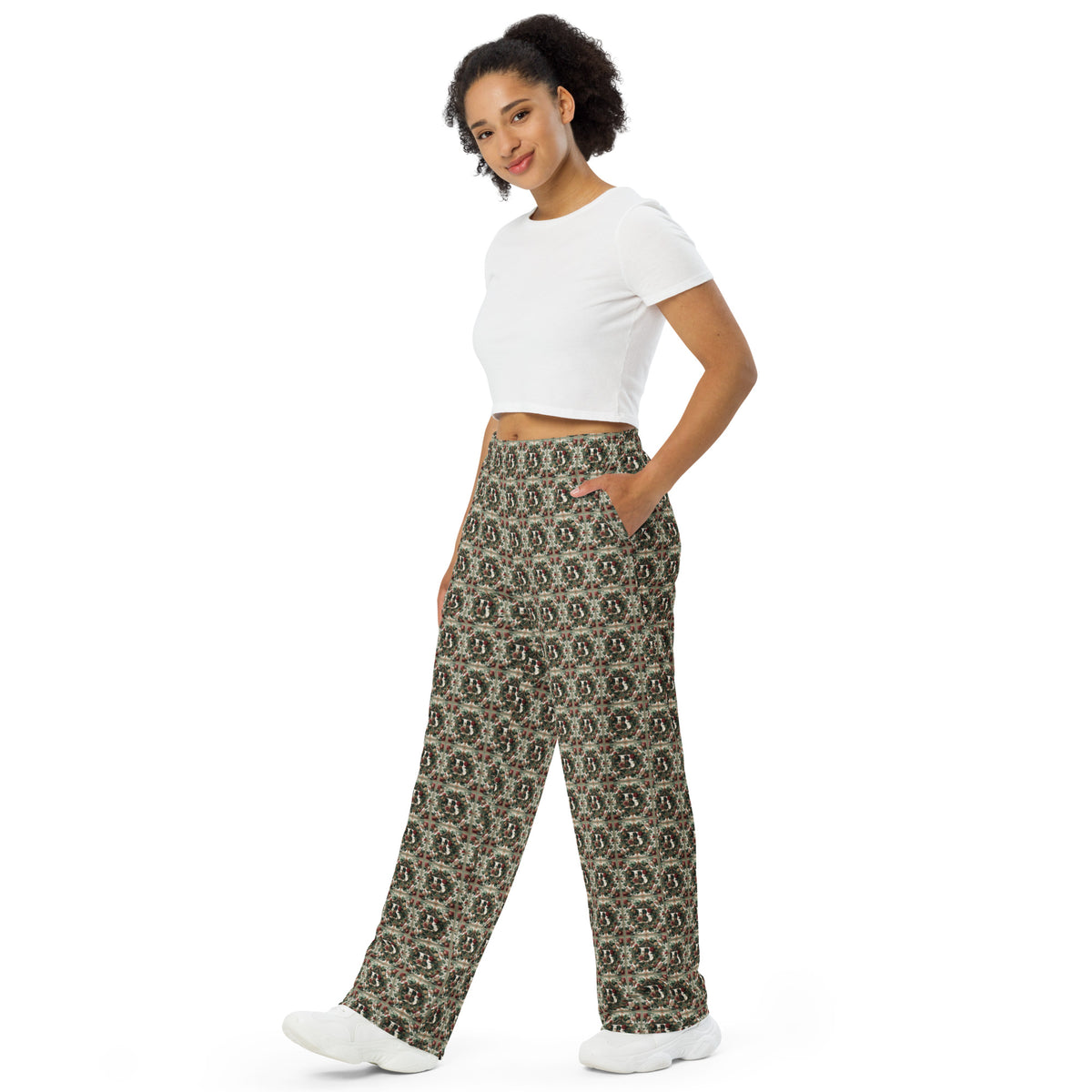 【BAON】[unisex] Bledden Stripe Banding Wide Pants BAON