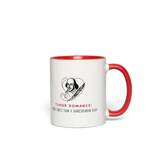 Tudor Romance: More Twists than a Shakespearean Play Accent Mug