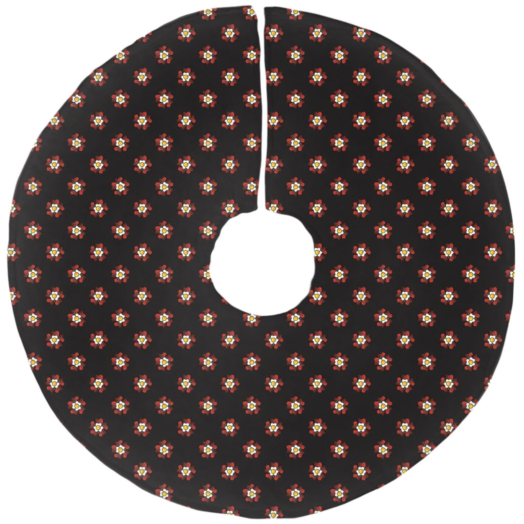 Tudor Rose Christmas Tree Skirt