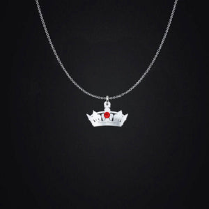 "Build A Crown" Birthstone Sterling Silver Necklace