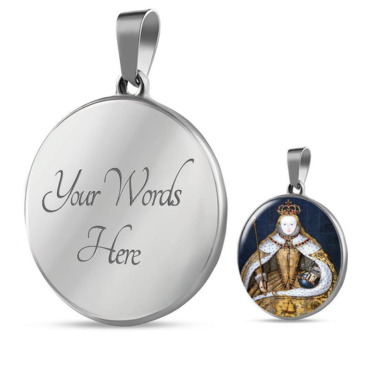 Elizabeth I Tudor Women Charm Necklace