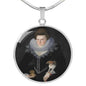 Lady Arabella Stuart Tudor Women Charm Necklace
