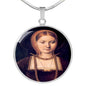 Katherine of Aragon Young Tudor Women Charm Necklace