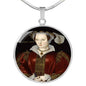 Catherine Parr Tudor Women Charm Necklace