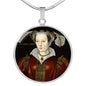 Katherine Parr Tudor Women Charm Necklace