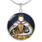 Elizabeth I Tudor Women Charm Necklace
