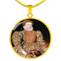 Elizabeth I Tudor Women Charm Necklace