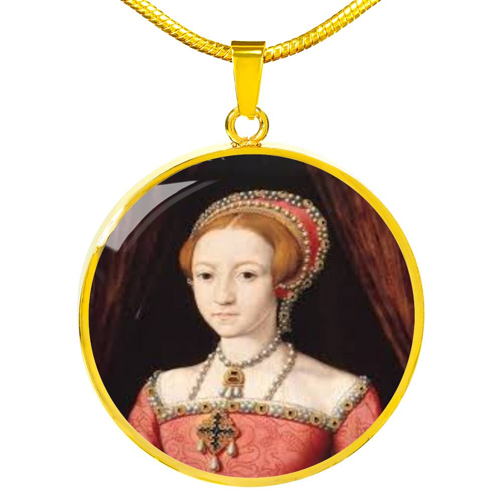 Princess Elizabeth Tudor Women Charm Necklace