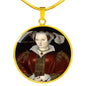 Catherine Parr Tudor Women Charm Necklace