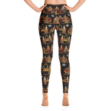 "The Six Wives Dinner Party" Yoga Leggings, Featuring Henry VIII's Six Wives