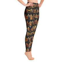 "The Six Wives Dinner Party" Yoga Leggings, Featuring Henry VIII's Six Wives