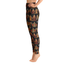 "The Six Wives Dinner Party" Yoga Leggings, Featuring Henry VIII's Six Wives