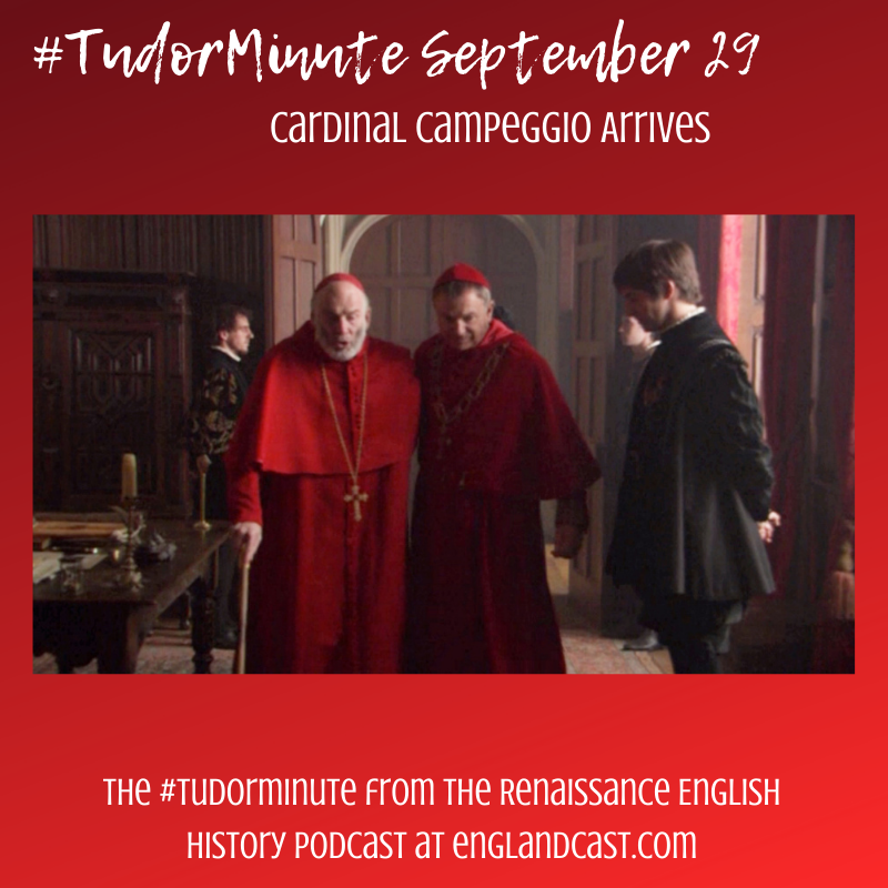 September 29 - Campeggio Arrives to Great Expectations...