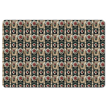 Tudor Rose on a Castle Desk Mats