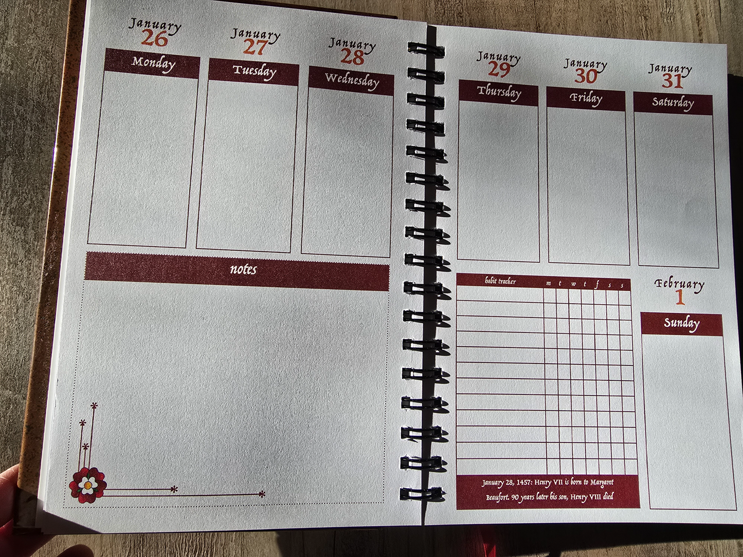 2027 Tudor Planner Crowdfunder SHIPS in DECEMBER 2026