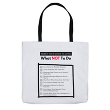 Henry VIII’s Guide to Love: What Not To Do Tote Bag