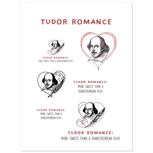 Tudor Romance: More Twists than a Shakespearean Play Kiss Cut Stickers