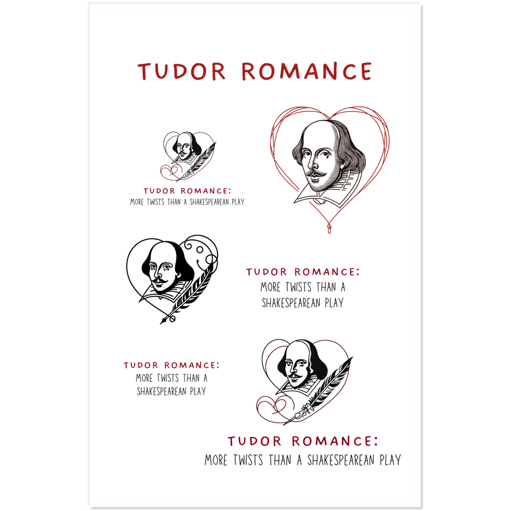 Tudor Romance: More Twists than a Shakespearean Play Kiss Cut Stickers