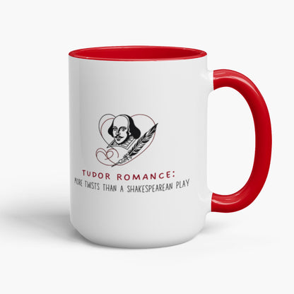 Tudor Romance: More Twists than a Shakespearean Play Accent Mug
