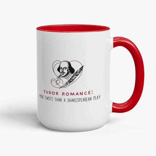 Tudor Romance: More Twists than a Shakespearean Play Accent Mug