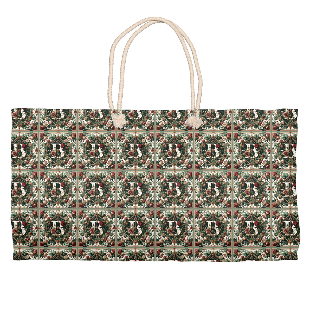 Jeweled B Weekender Totes