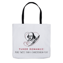 Tudor Romance: More Twists than a Shakespearean Play Tote Bag