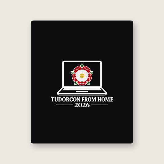 Tudorcon From Home 2026 throw blanket, flat view of the design