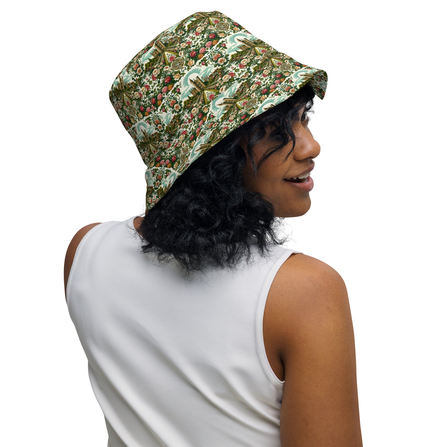 Springtime with Castle bucket hat