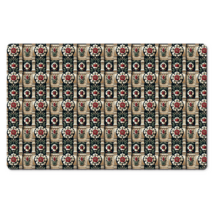 Tudor Rose on a Castle Desk Mats