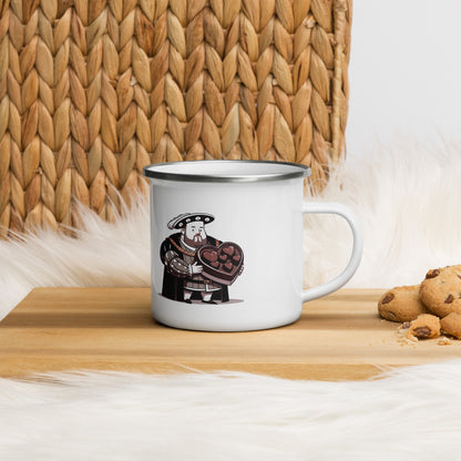Henry VIII’s Guide to Love: What Not To Do Enamel Mug