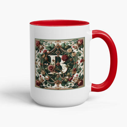 Jeweled B Accent Mugs