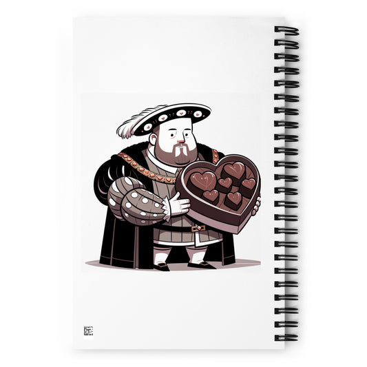 Henry VIII’s Guide to Love: What Not To Do Spiral Notebook
