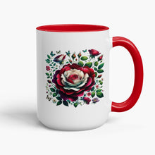 Tudor Rose in Spring Accent Mugs