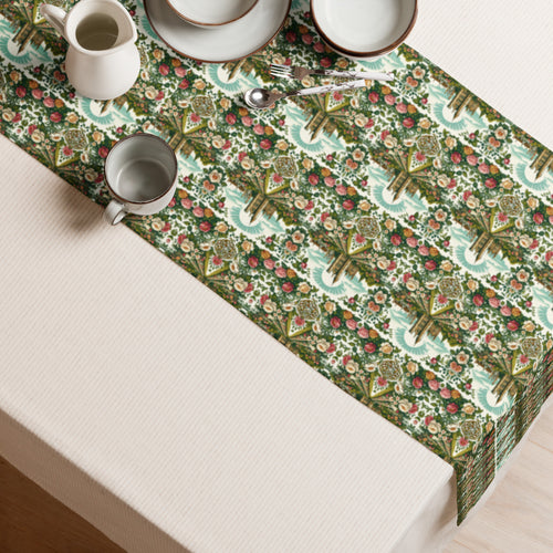 Springtime with Castle Table runner