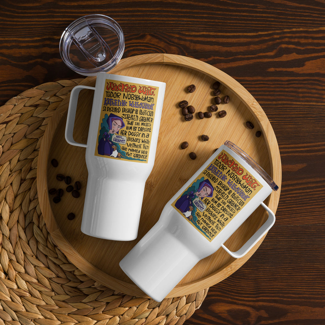 Katherine Willoughby Travel mug with a handle