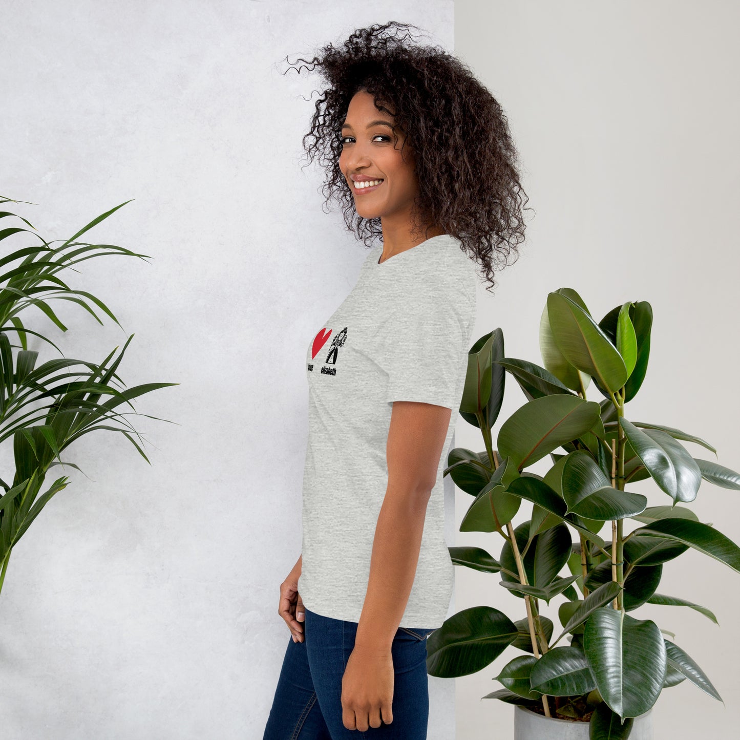 Peace, Love, Elizabeth Unisex t-shirt
