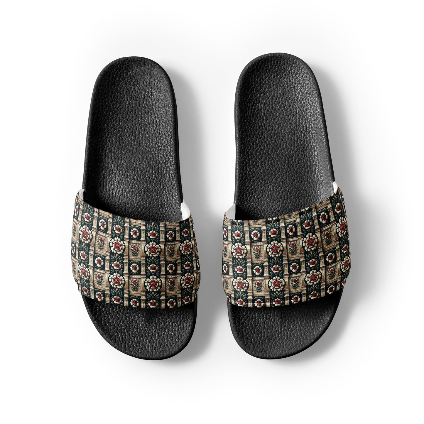 Tudor Rose on a Castle Women's slides