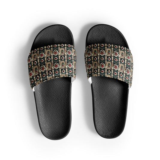 Tudor Rose on a Castle Women's slides