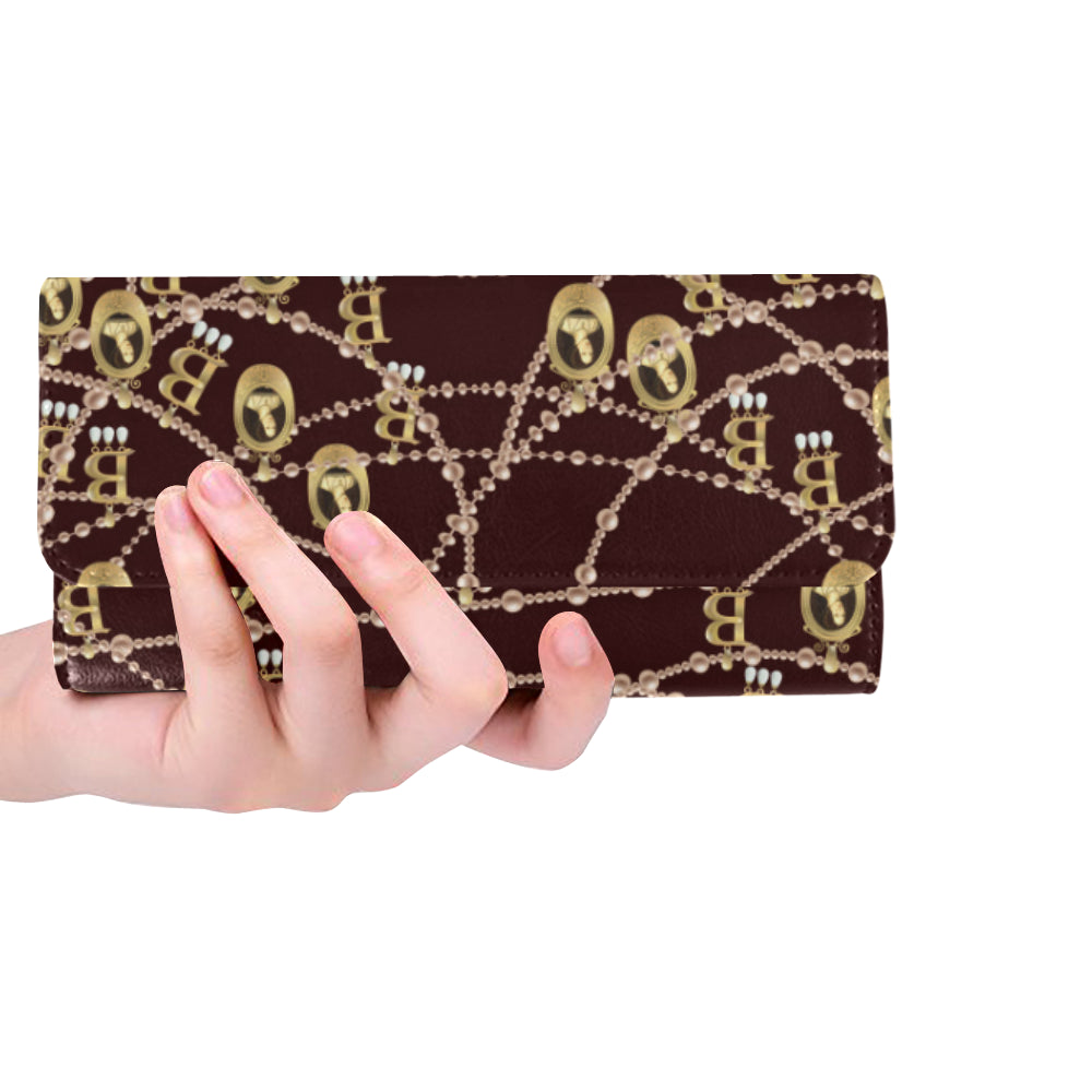 Anne Boleyn Portrait Women's Trifold Wallet