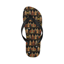 Six Wives Dinner Party Unisex Flip Flops