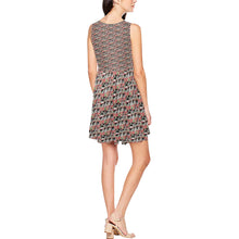 Medieval Village Sleeveless Skater Dress