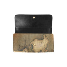 Old Map Women's Trifold Wallet