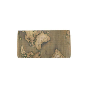 Old Map Women's Trifold Wallet