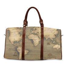 Old Map Waterproof Travel Bag (Large)