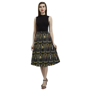 My Tudor Boyfriend Long Crepe Skirt