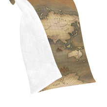 Old Map Quilt 50"x60"