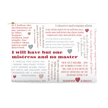Elizabeth I "I will have but one Mistress and no Master" Accessory Pouch