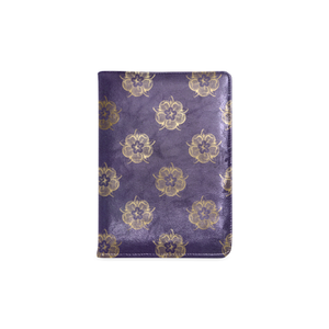 Purple and Gold A5 Journal Notebook