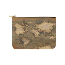 Old Map Carry-All Pouch 8''x 6''