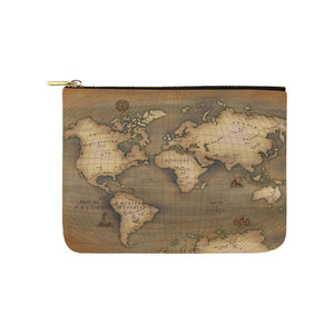 Old Map Carry-All Pouch 8''x 6''